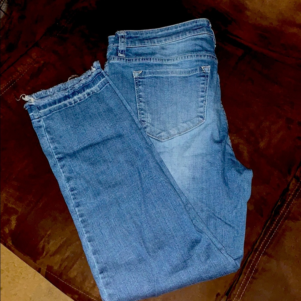 Soft Surroundings Raw Hem Skinny Jean